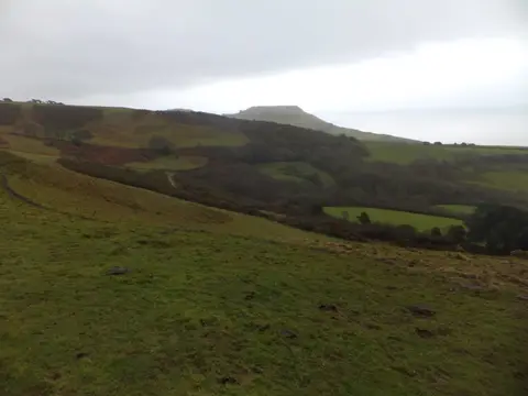 Photo of the coast at Golden Cap, Dorset, south west England.