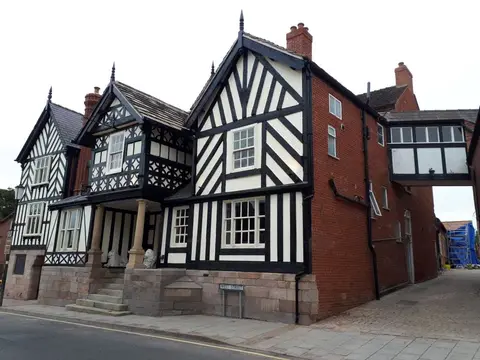 Photo of The Lion & Swan, a pub near Congleton, Cheshire, north west England.