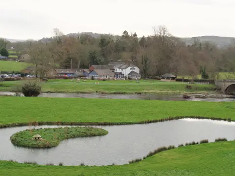 Photo of The Aspinall Arms, a pub near Great Mitton, Lancashire, north west England.