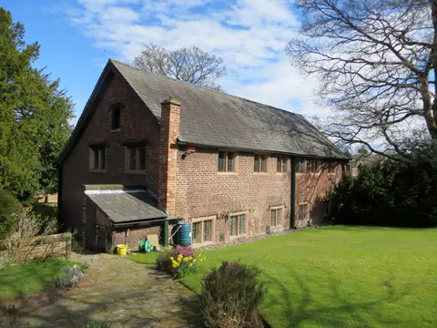 Photo of Brook Street Unitarian Chapel, a church near Knutsford, Cheshire, north west England.