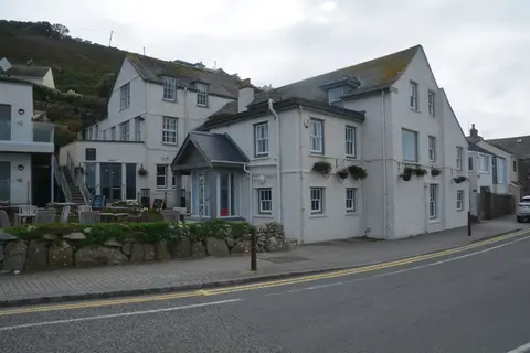 Photo of The Old Success Inn, a pub near Sennen, Cornwall, south west England.