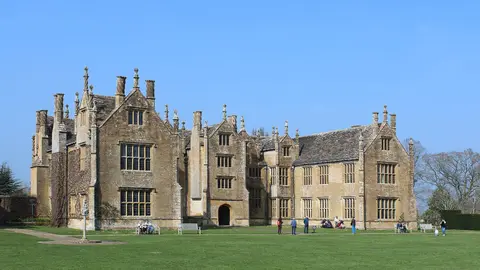 Photo of Barrington Court, a Grade II* registered house & garden near Barrington (Barrington), Somerset, south west England.