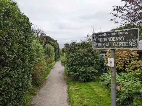 Photo of Downderry, a swimming spot near Looe, Cornwall, south west England.