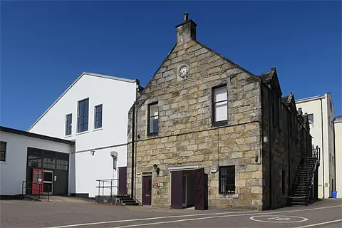 Photo of Cardhu Distillery, a distillery near Knockando, Moray, the Scottish Highlands and Islands.