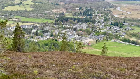 Photo of Braemar, a village in the Cairngorms, Aberdeenshire, north east Scotland.