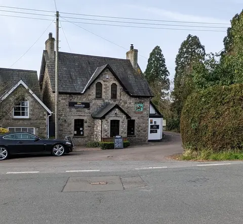 Photo of The Foxhunter, a pub near Nantyderry, Monmouthshire, south east Wales.