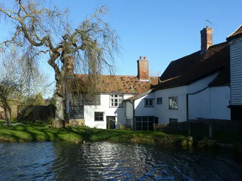 Photo of Pakenham Water Mill, a watermill in Suffolk, eastern England.