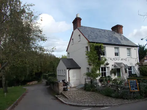 Photo of Alford Arms, a pub near Frithsden in the Chilterns, Hertfordshire, eastern England.