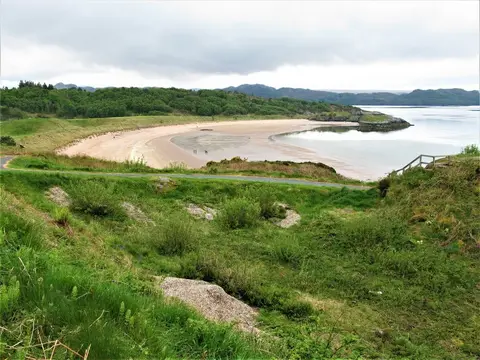 Photo of Gairloch Beach, a beach in the Wester Ross, Highland, the Scottish Highlands and Islands.