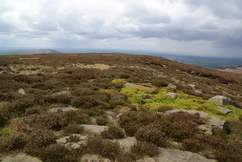 Photo: Hoarstone Edge, a 497m hill near Uppermill, Greater Manchester, north west England.