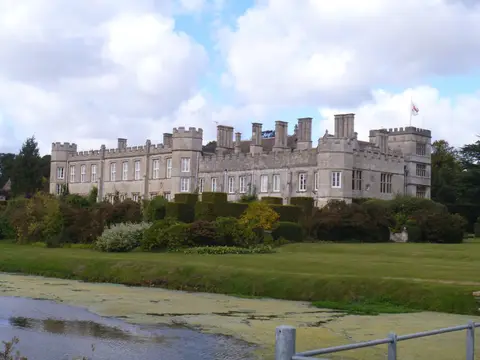 Photo of Deene Park, a Grade II registered house & garden near Seaton, Northamptonshire, central England.
