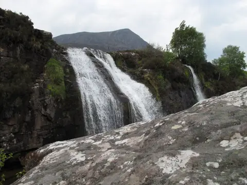 Photo of Ardessie Falls, a waterfall near Dundonnell, Highland, the Scottish Highlands and Islands.