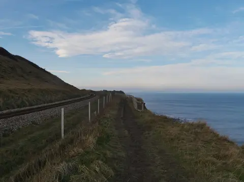 Photo of Warsett Hill, a country estate near Saltburn-by-the-Sea, North Yorkshire, northern England.