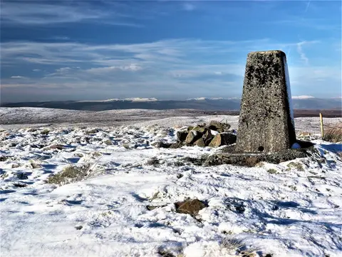 Photo: Hill of Stake, a 522m hill near Lochwinnoch, Renfrewshire, central Scotland.
