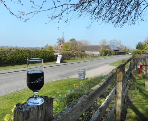 Photo of Chiltern Brewery, a brewery near Terrick in the Chilterns, Buckinghamshire, south east England.