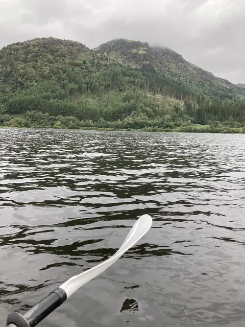 Photo of Loch Lubnaig, a loch near Strathyre in Loch Lomond & The Trossachs, Stirling, central Scotland.