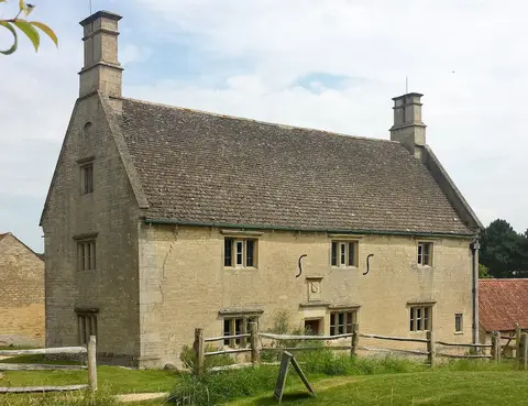 Photo of Woolsthorpe Manor, a house near Woolsthorpe-by-Colsterworth, Lincolnshire, central England.