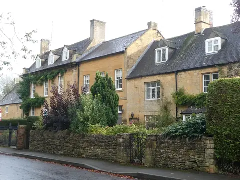 Photo of Moreton-in-Marsh, a village in the Cotswolds, Gloucestershire, south west England.