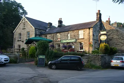 Photo of The Postgate Inn, a pub near Egton Bridge in the North York Moors, North Yorkshire, northern England.