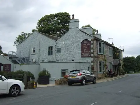 Photo of The Spread Eagle, a pub near Sawley in the Forest of Bowland, Lancashire, north west England.