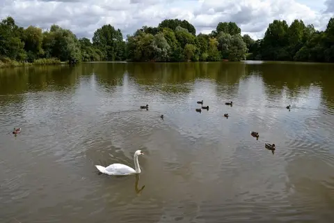 Photo of Ryton Pools Country Park, a country park near Coventry, Warwickshire, central England.