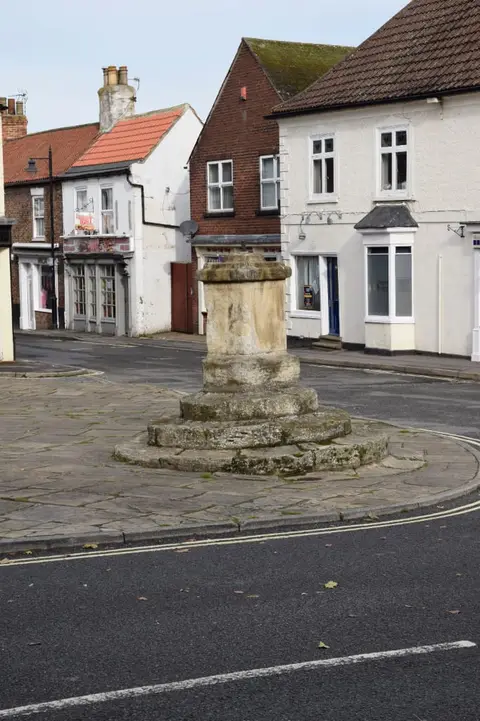 Photo of Epworth, a village in Lincolnshire, central England.