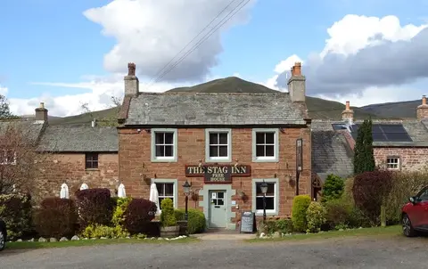 Photo of The Stag Inn, a pub near Dufton in the North Pennines, Cumbria, north west England.