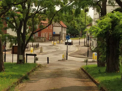 Photo of Blyth, a village in Nottinghamshire, central England.