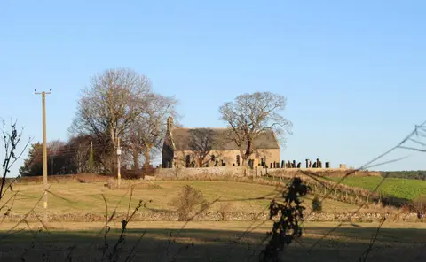 Photo of Birnie Kirk, a church in Moray, the Scottish Highlands and Islands.