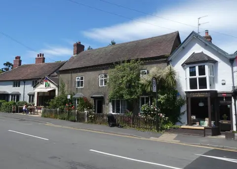 Photo of Church Stretton, a village in Shropshire, central England.