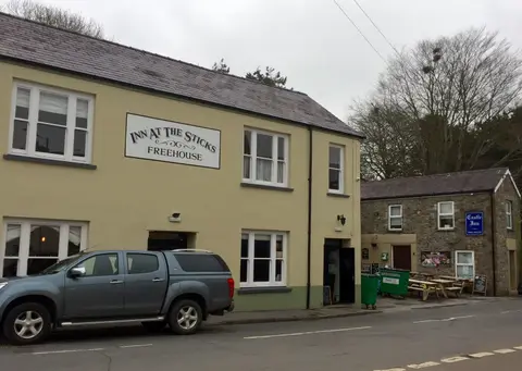 Photo of Inn at the Sticks, a gastropub near Llansteffan, Carmarthenshire, south west Wales.