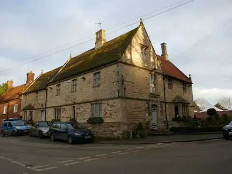 Photo of The Brownlow Arms, a pub near Hough on the Hill, Lincolnshire, central England.