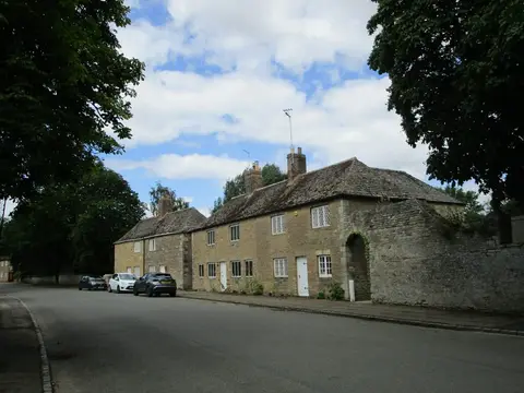 Photo of Fotheringhay, a village in Northamptonshire, central England.