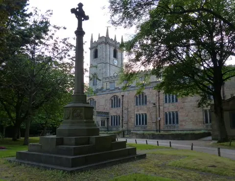 Photo of St Peter's Church, Burnley, a church in Lancashire, north west England.