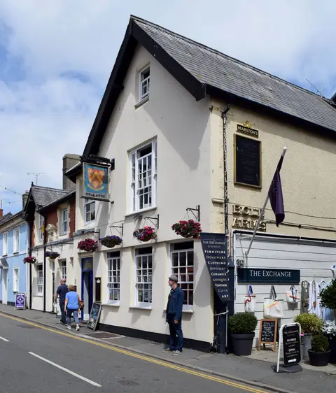 Photo of The Bold Arms, a pub near Beaumaris, Anglesey, north Wales.