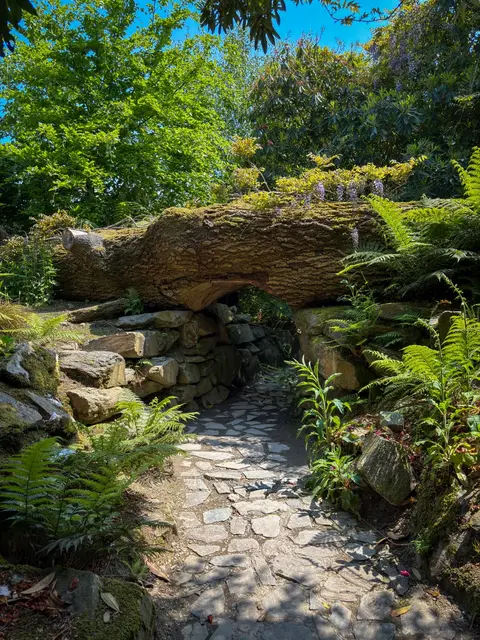 Photo of Lost Gardens of Heligan, a Grade II registered house & garden near Mevagissey, Cornwall, south west England.