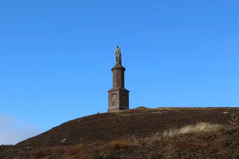 Photo: Ben Bhraggie and Sutherland Monument, a viewpoint near Golspie, Highland, the Scottish Highlands and Islands.