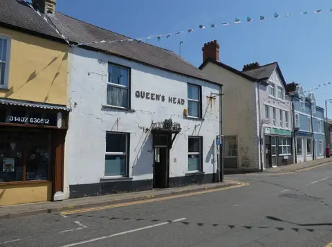 Photo of Amlwch, a village in Anglesey, north Wales.