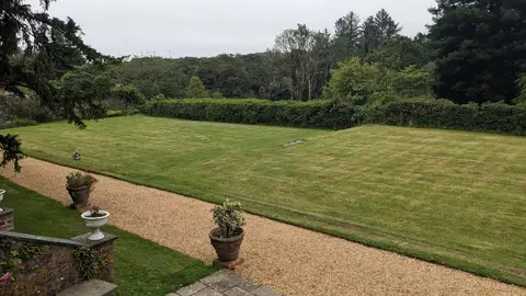 Photo of Upton Castle Gardens, a garden near Cosheston, Pembrokeshire, south west Wales.