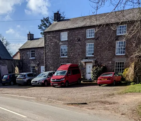 Photo of Trellech, a village in the Wye Valley, Monmouthshire, south east Wales.