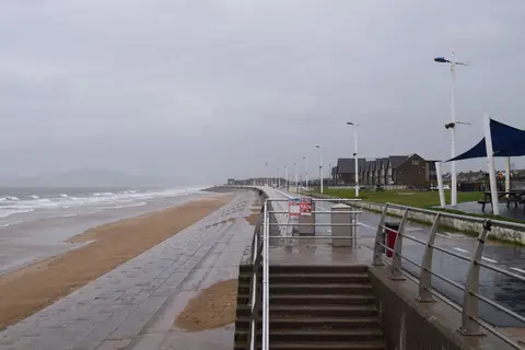 Photo of Aberavon Beach, a beach near Pontrhydyfen, Neath Port Talbot, south west Wales.