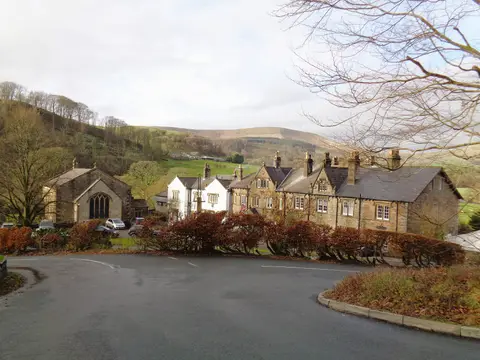 Photo of The Inn at Whitewell, a pub in the Forest of Bowland, Lancashire, north west England.