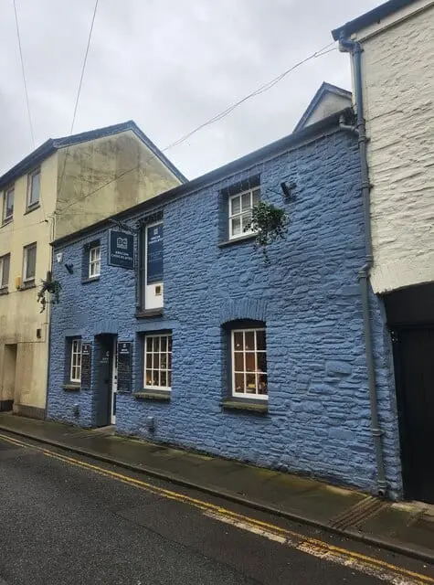 Photo of Brecon, a village in Bannau Brycheiniog, the Powys, mid Wales.