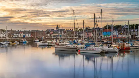 Photo of Anstruther, a village in Fife, central Scotland.