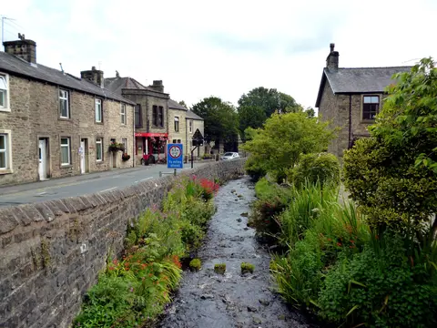 Photo of Waddington, a village in the Forest of Bowland, Lancashire, north west England.