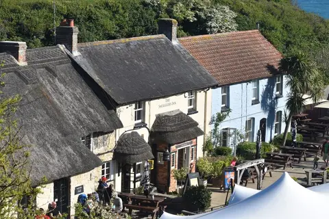 Photo of Osmington, a village in Dorset, south west England.