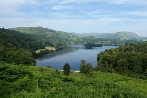 Photo: Loughrigg Terrace, a viewpoint near Grasmere in the Lake District, Cumbria, north west England.