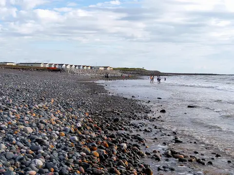 Photo of Walney West Shore, a swimming spot near Barrow-in-Furness, Cumbria, north west England.