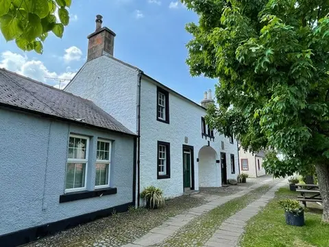 Photo of Ecclefechan, a village in Dumfries and Galloway, southern Scotland.