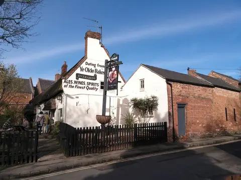 Photo of The Baker's Arms, Blaby, a pub in Leicestershire, central England.